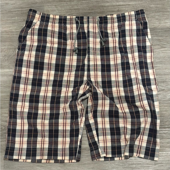 Vintage Y2K Fox Sport Plaid Hip Hop Shorts Baggy Vtg - Mens Large 12” Inseam - Picture 1 of 6